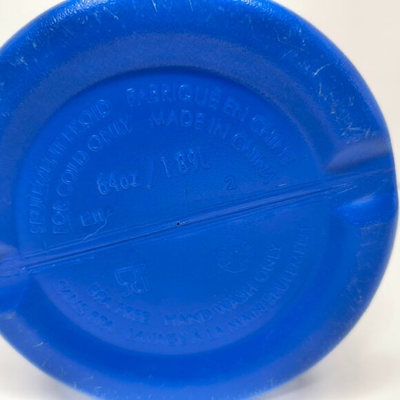 64 oz BPA Free Nike Fuel Lets Do It Insulated Thermos for Cold Drinks Blue - Picture 10 of 10